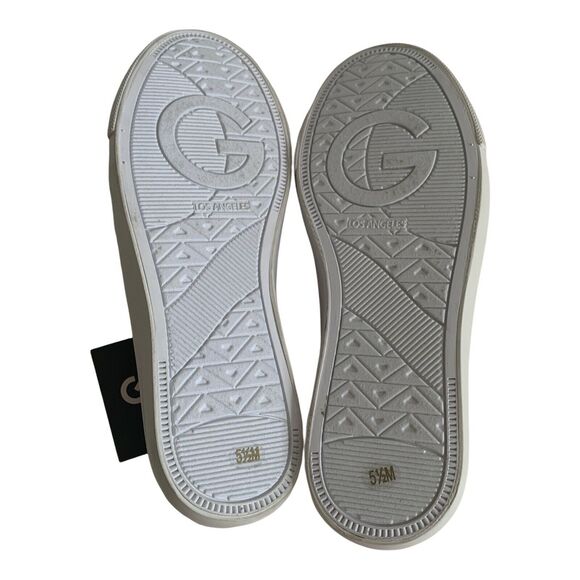 G By Guess Red Lace Up Canvas Shoes sneakers Ggoleex3-C Womens Size 5.5 Low Top - Picture 8 of 9